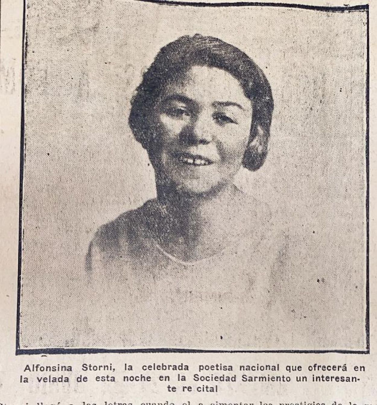Recuerdos fotográficos: 1927. “Brillante fiesta poética” de Alfonsina en Tucumán