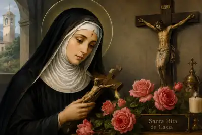 Santoral del 22 de mayo: la vida de Santa Rita de Casia, la santa de lo imposible