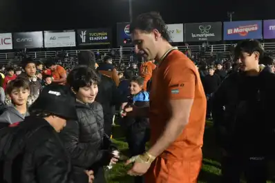 Santiago Heredia brilló con tres tries y llevó a Tarucas nuevamente a zona de semifinales