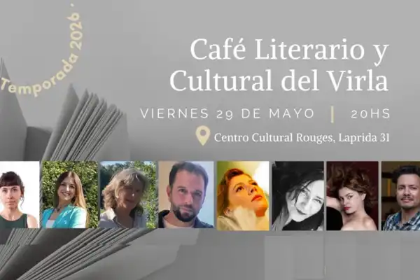 El Café Literario del Virla tendrá una edición especial en el Centro Cultural Rougès