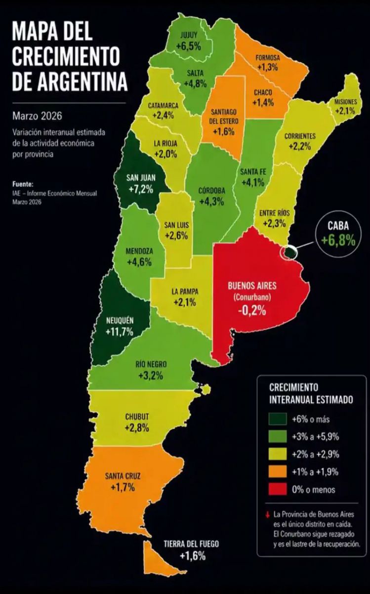 Tucumán desapareció en el mapa de Milei