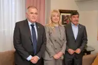 Jaldo y Chahla se reunieron para afianzar el trabajo articulado entre Provincia y Municipio en transporte, agua y cloacas