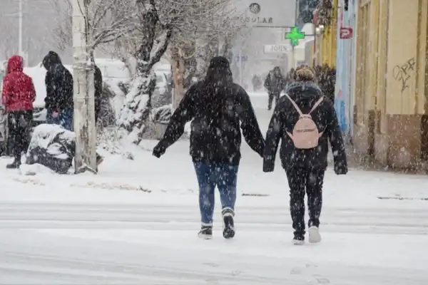 Alerta amarilla y violeta: vientos fuertes, nevadas y un denso banco de niebla afectarán a gran parte del país