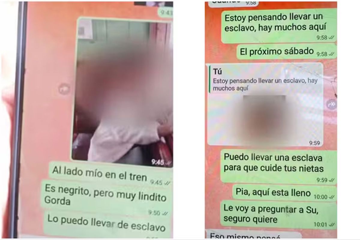 LAS PRESUNTAS PRUEBAS. El santiagueño fue puesto en prisión preventivas después de que revisaran los mensajes que enviaba por WhatsApp.