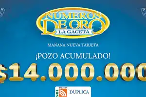 Números de Oro sigue creciendo y el pozo ya alcanzó los $14.000.000