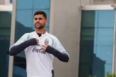 Cuti Romero ya está con la Selección: ilusión mundialista y atención por su estado físico