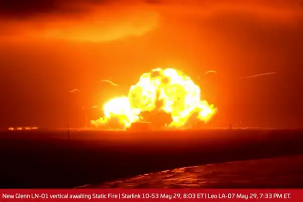 Alerta en EE.UU: advierten riesgos para la salud tras la explosión del cohete de Blue Origin