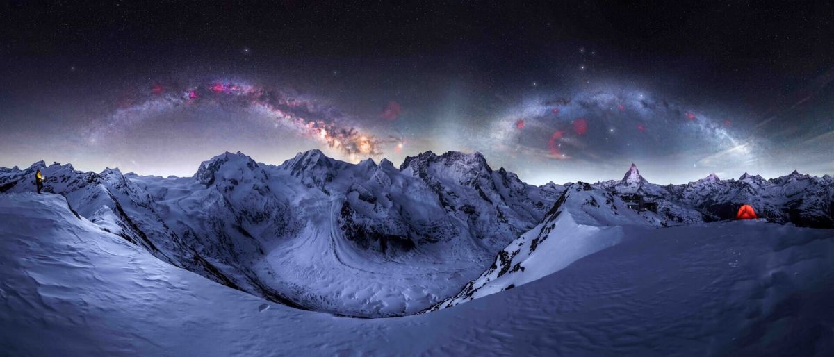 Buscaba fotografiar la Vía Láctea y terminó registrando un raro fenómeno del espacio