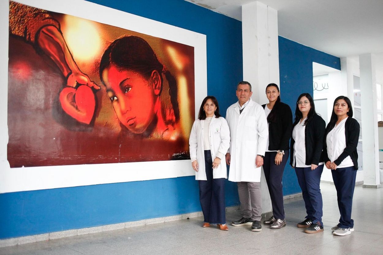 LOCAL. Los referentes médicos del hospital Padilla, un centro referente.