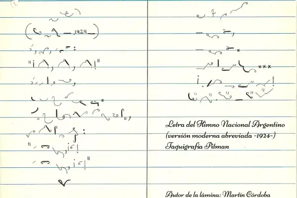 Cartas de lectores: Caligrafía taquigráfica: cuando los signos se convierten en arte