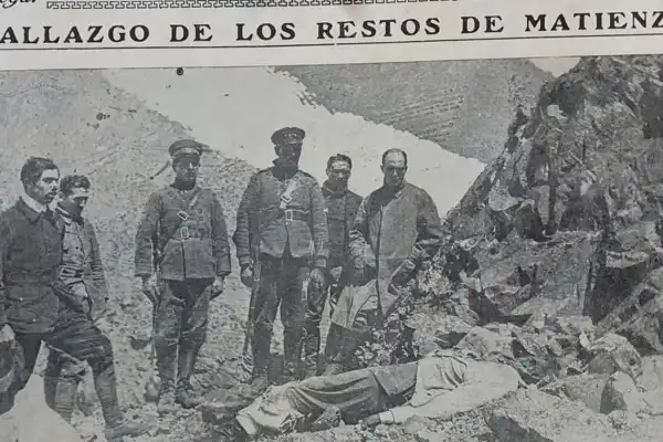Recuerdos fotográficos: 1919. El hallazgo de los restos de Benjamín Matienzo