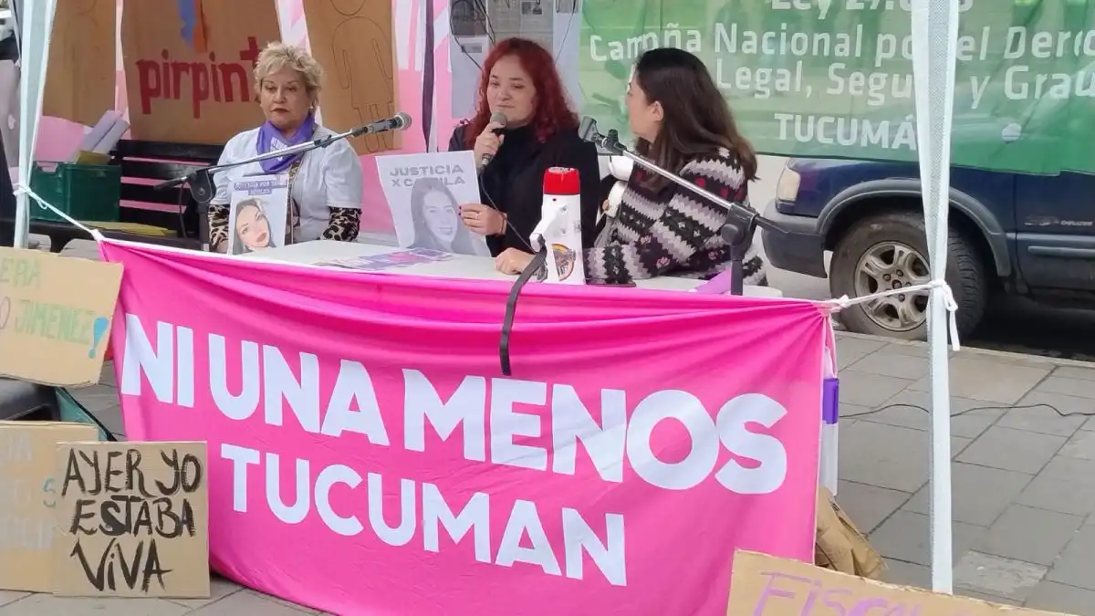 La familia de Camila Fernández presente en la marcha