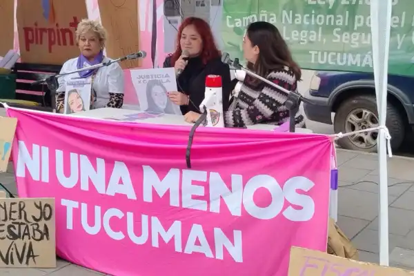 La familia de Camila Fernández presente en la marcha