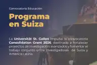 Una universidad de Suiza ofrece hasta U$S 50.000 para proyectos de investigación