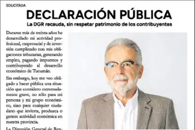 Solicitada: declaración pública
