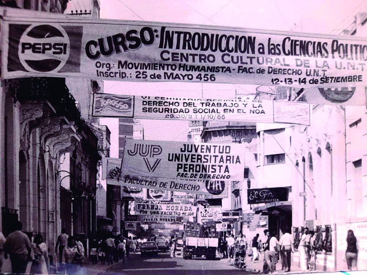 Cuando los cielos se fueron tapando en el centro tucumano