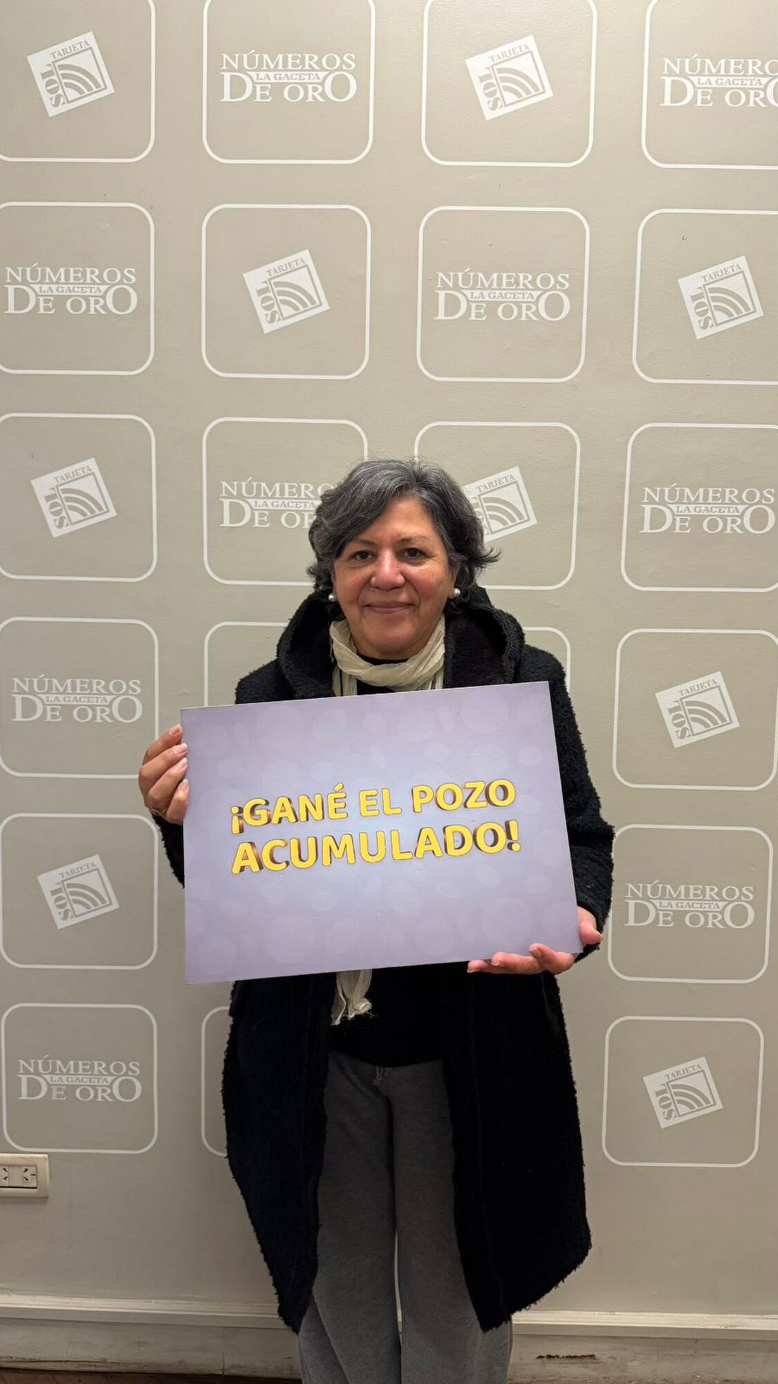 NORMA ESPECHE. La ama de casa de Yerba Buena ganó después de 25 años de participar.