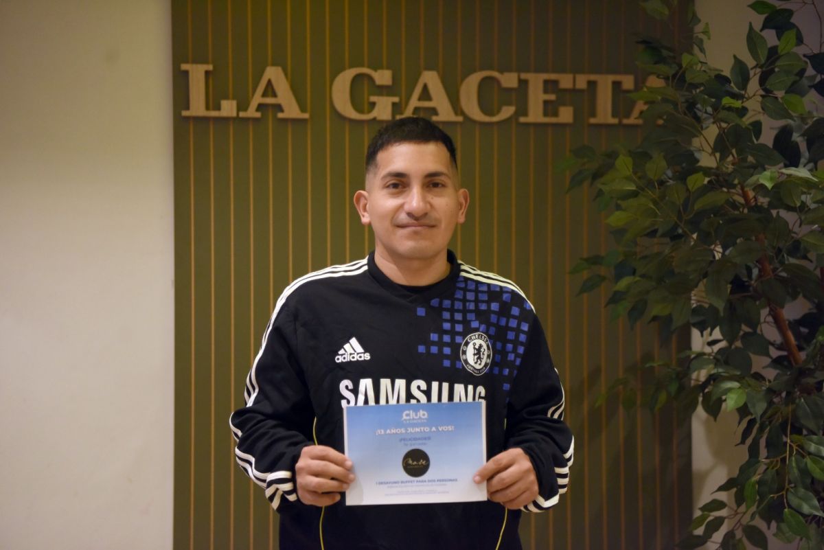 GANADOR. Leonel Rearte.