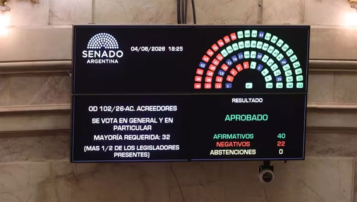 EL GOLPE. La postulación de Michelli fue aprobada sobre tablas por una holgada mayoría de 44 votos a favor y 18 en contra. 