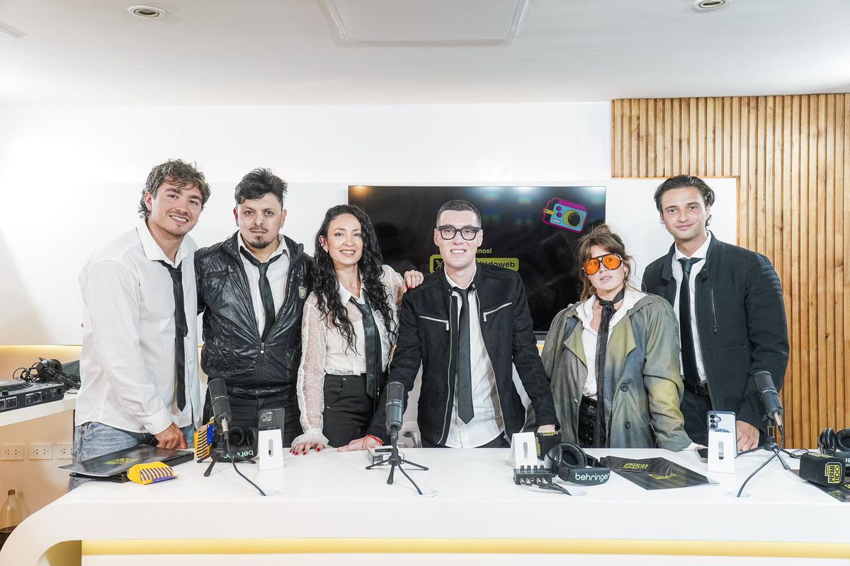 EQUIPO. Nicolás Loretto, Juan Luna, Luciana Flores, Gerónimo Elías, Brenda Zelaya y Ernesto Gallardo.