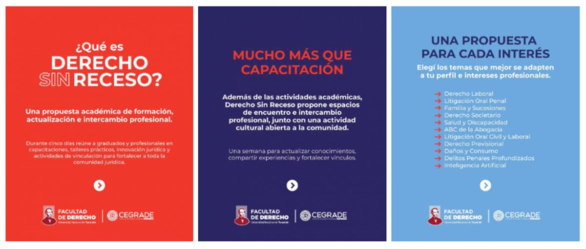 FORMACIÓN. La propuesta es organizada por el Centro de Graduadas y Graduados.