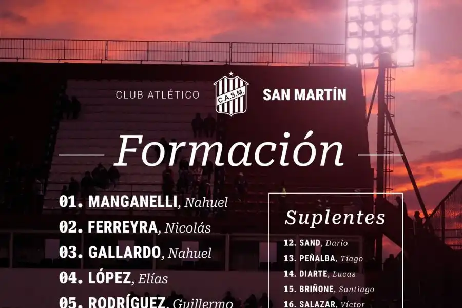 Así forma San Martín