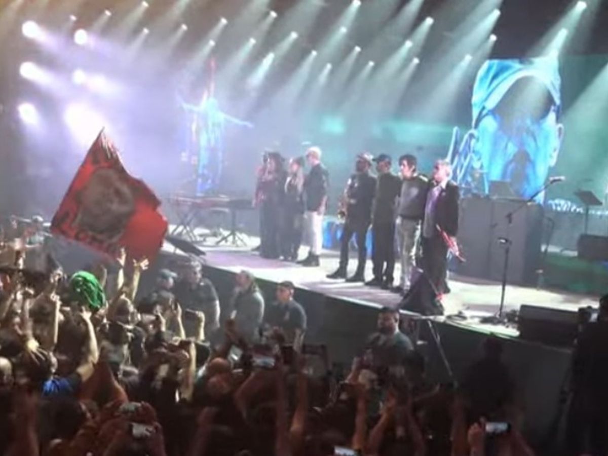 Los Fundamentalistas homenajearon al Indio Solari en Comodor