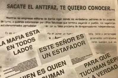 Recuerdos fotográficos: 2002. El año de los escraches con panfletos