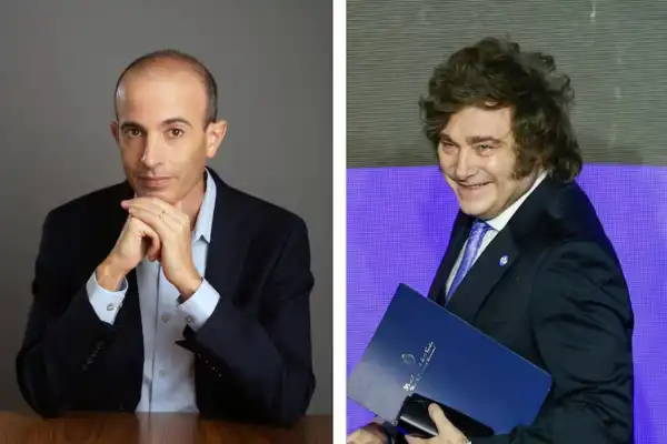 ¿Progreso o distopía?: el duro cruce entre Yuval Harari y Javier Milei por las “empresas no humanas”