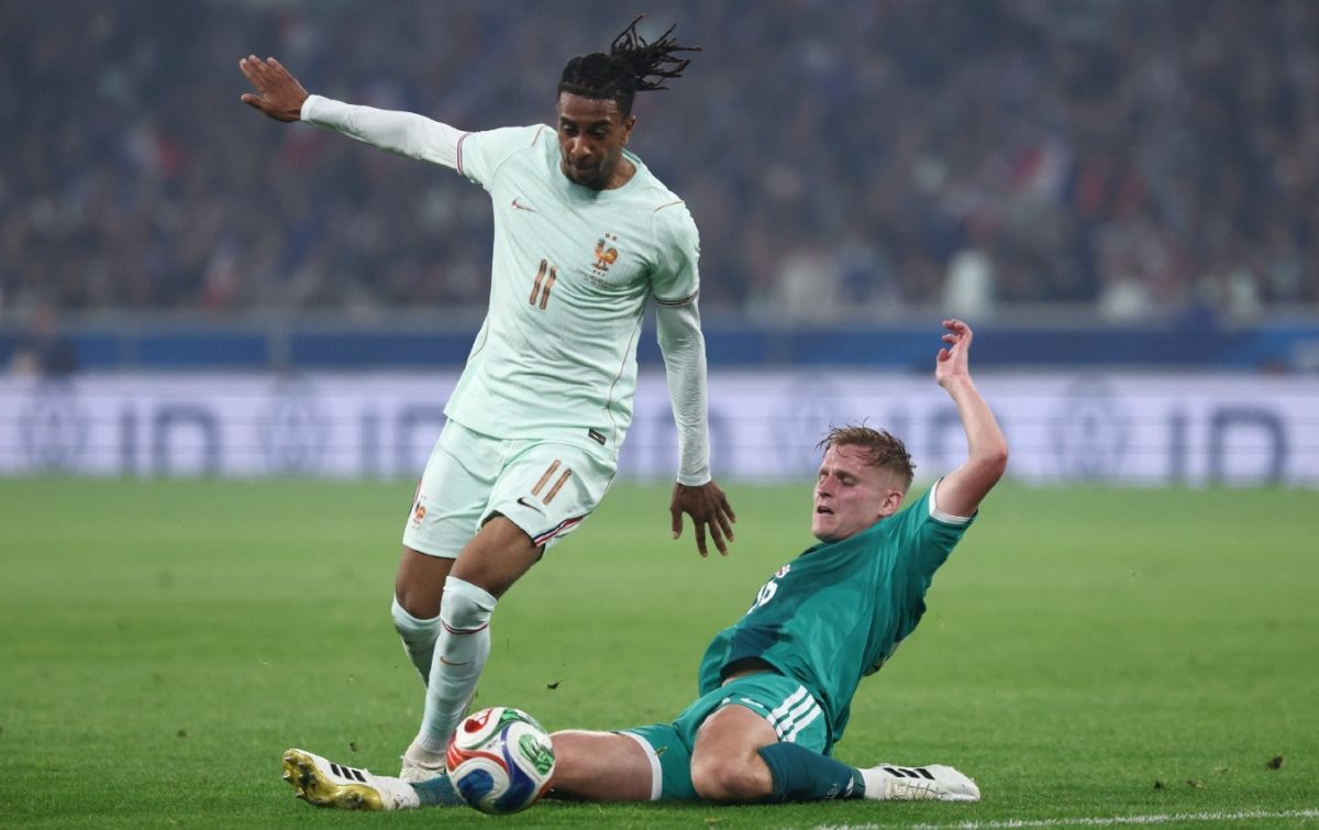 Michael Olise, imparable en la goleada de Francia