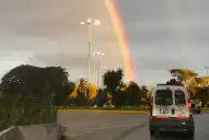 Un arco iris tiñó el cielo tucumano y desbordó las redes sociales