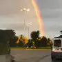 Un arco iris tiñó el cielo tucumano y desbordó las redes sociales