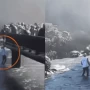 Un nuevo video muestra el momento en el que un turista se arrojó a las Cataratas del Iguazú para recuperar su celular