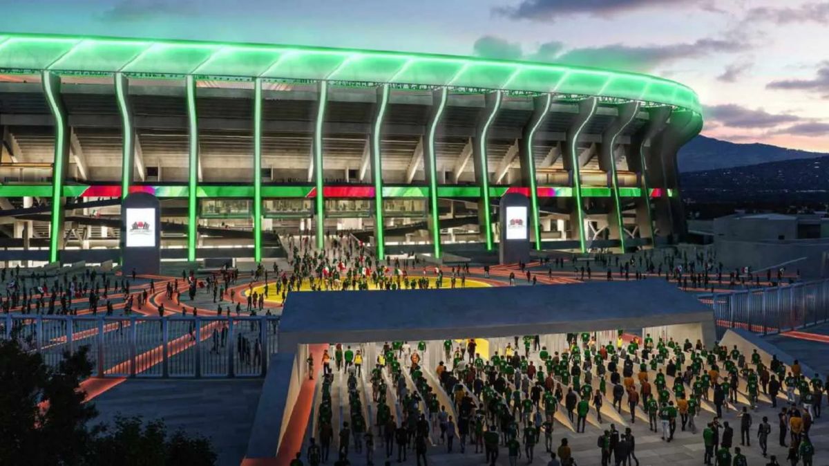 Así lucirá el Estadio Azteca en la inauguración de la Copa Mundial 2026 