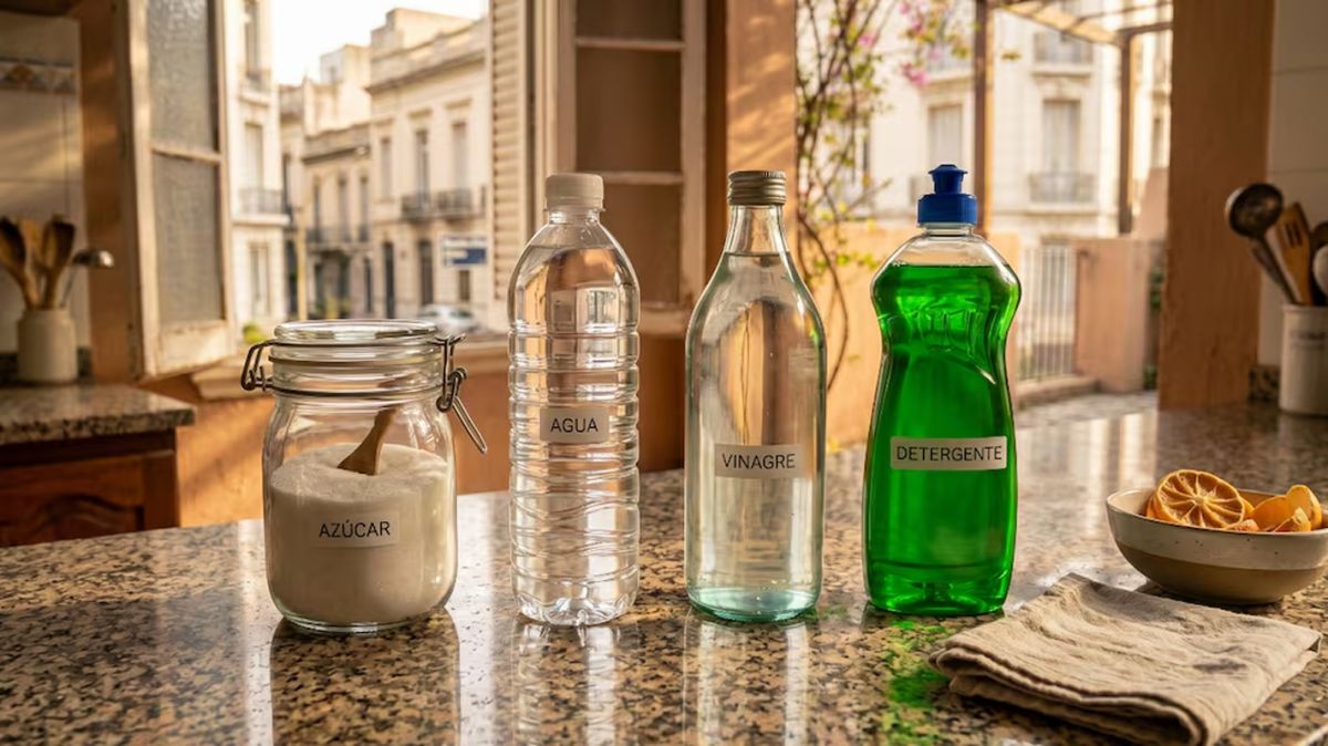 El truco definitivo del vinagre y el azúcar para eliminar la