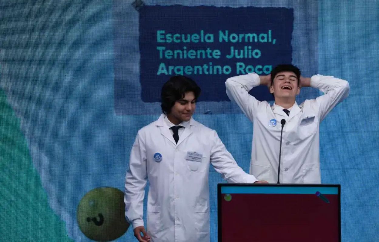 GANADORES. Lautaro y Francisco triunfaron en la primera edición.