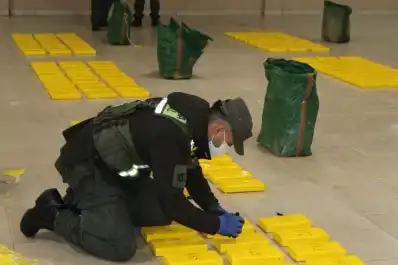 Buscan a un tercer sospechoso por el cargamento de 470 kilos de cocaína