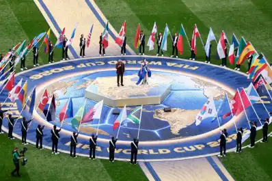 Andrea Bocelli emocionó en el estadio Azteca con el estreno del himno oficial del Mundial 2026