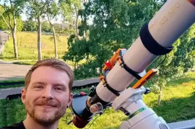 Fotografió tres galaxias desde el balcón de su casa y el resultado es impresionante