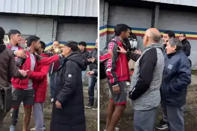 ¿A mí me decís?: el tenso cruce de Matías Caco García con un hincha de San Martín en Munro