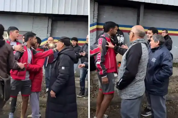 ¿A mí me decís?: el tenso cruce de Matías Caco García con un hincha de San Martín en Munro