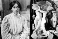 Recuerdos fotográficos: 1899. Lola Mora, escultora famosa con pantalón campesino