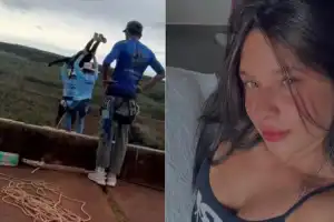Quién era la joven de 21 años que murió tras ser lanzada al vacío sin cuerdas de seguridad en Brasil