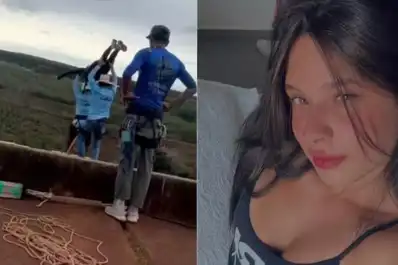 Quién era la joven de 21 años que murió tras ser lanzada al vacío sin cuerdas de seguridad en Brasil