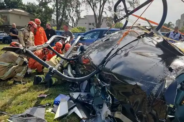 Video: así fue el choque de helicópteros en Río de Janeiro en el que murió el youtuber Gaspi