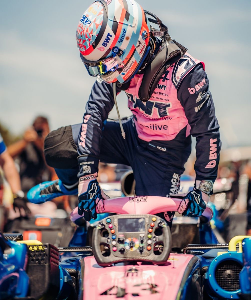 Franco Colapinto, en Barcelona. FOTO X @AlpineF1Team