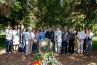 Entre poemas y flores,homenajearon a Borges