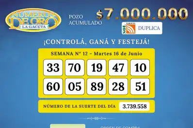 Los Números de Oro de LA GACETA del 16 de junio de 2026