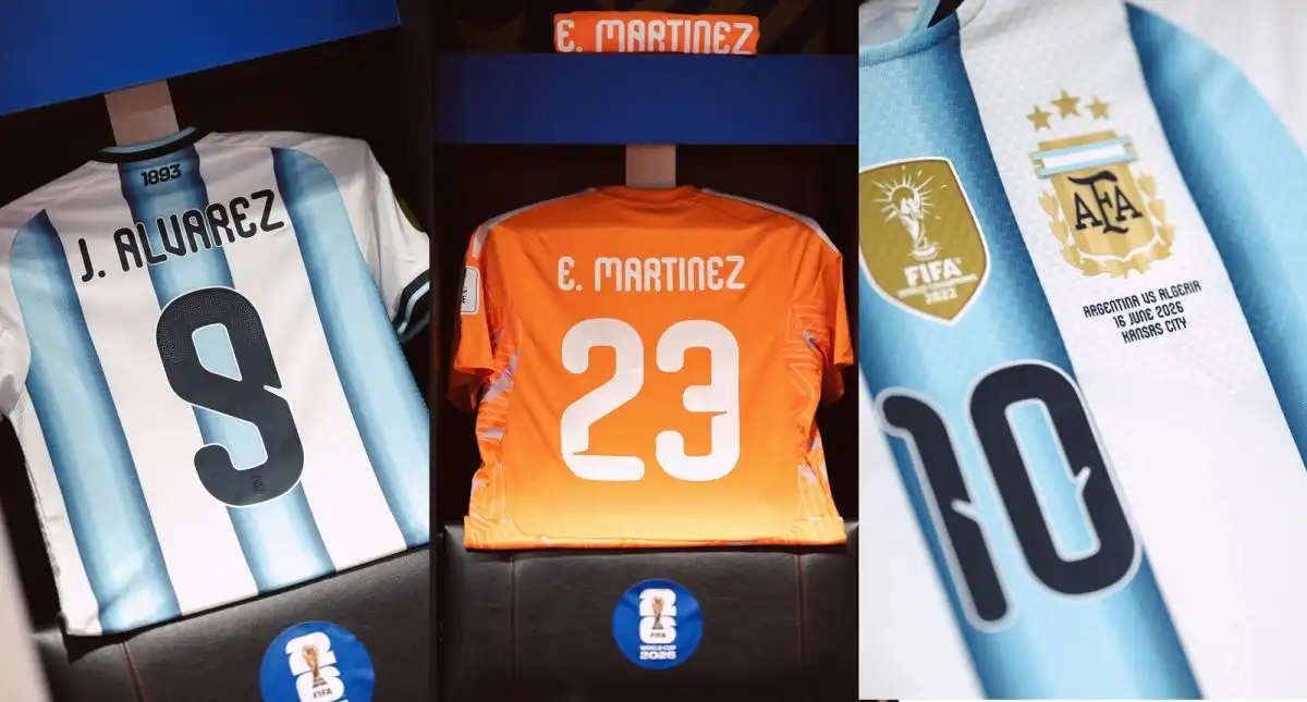 Todo listo en el vestuario