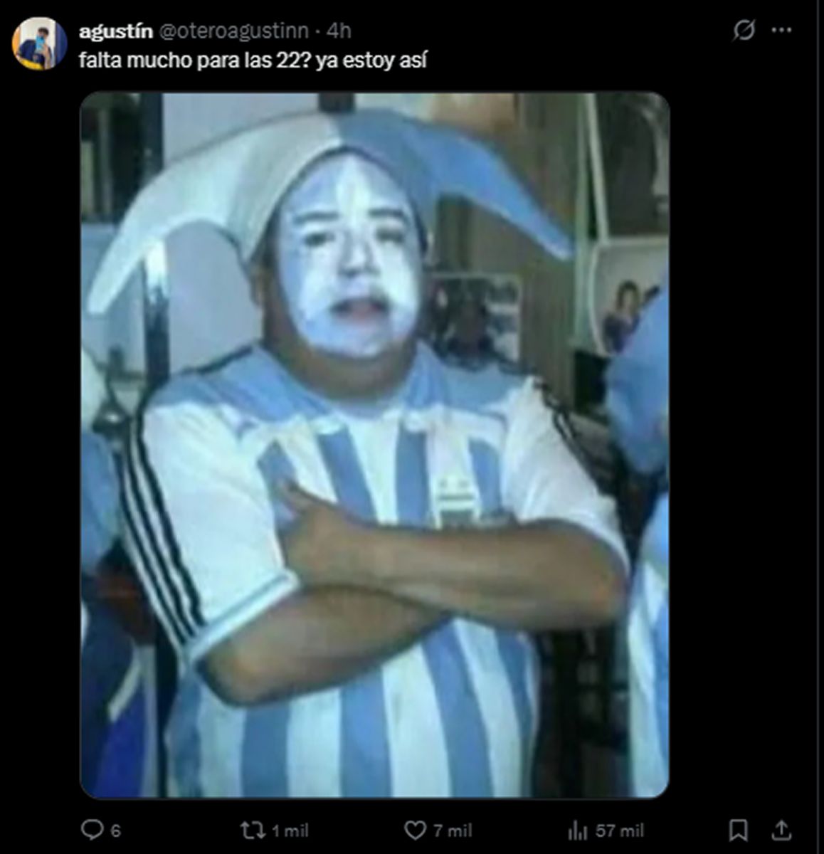 MEMES PARA LOS NERVIOS. La ansiedad por el debut argentino se transformó en meme y dominó las redes sociales.